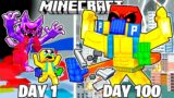 I Survived 100 Days in POPPY PLAYTIME CHAPTER 3 in Minecraft!