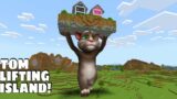 I found TALKING TOM HOLDING FLOATING ISLAND in Minecraft – Gameplay – Coffin Meme