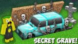 I opened THIS SECRET GRAVE WITH THE RAREST DIAMOND CAR in Minecraft ! SCARY CAR GRAVE !