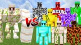 MUTANT IRON GOLEM vs ALL GOLEMS | Minecraft Mob Battle
