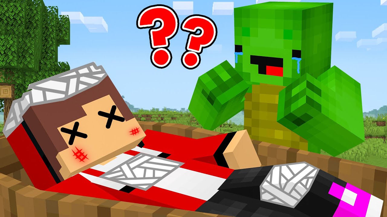 Maizen Faked His DEATH in Minecraft (JJ and Mikey) - Minecraft videos