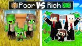 Mikey Family POOR vs JJ Family RICH Survival Battle in Minecraft (Maizen)