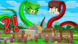 Mikey and JJ SNAKES Attacked Villagers in Minecraft (Maizen)