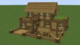Minecraft – How to build a large survival house 4