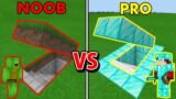 Minecraft NOOB vs PRO: Secret Bunker BUILD CHALLENGE