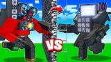 Minecraft, Skibidi Toilet Vs Titan In a Mob Battle || Minecraft Mods || Minecraft gameplay