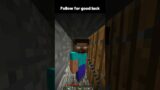 Minecraft is scary