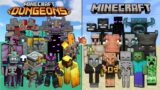 Minecraft vs Minecraft Dungeons – Epic Mob Battle Showdown!