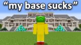 Minecraft when players TRY TOO HARD