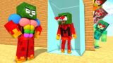 Monster School :  Zombie  x Squid Game Doll Become Strong  – Minecraft Animation