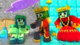 Monster School :  Zombie  x Squid Game Doll Real Princess  – Minecraft Animation