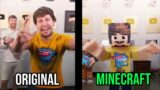 MrBeast Meme Original vs Minecraft