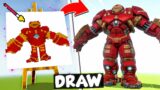NOOB vs PRO: DRAWING BUILD COMPETITION in Minecraft [Episode 12]