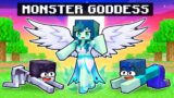Playing as a MONSTER GODDESS in Minecraft!