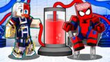 SWAPPING MY LIFE WITH SUPERHEROES IN MINECRAFT!!