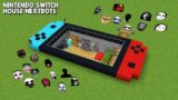 Survival Nintendo Switch House With 100 Nextbots in Minecraft – Gameplay – Coffin Meme