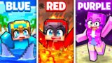 Surviving on ONE COLOR in Minecraft!