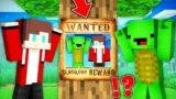 THEY ARE BEING HUNTED! JJ And Mikey ARE WANTED ALL OVER MINECRAFT Maizen