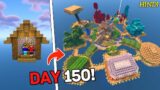 We Survived 150 Days on Single House Only World in Minecraft (Hindi)