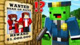 Why JJ Family is Wanted? MIKEY Policeman SEARCHING JJ FAMILY in Minecraft ! – (Maizen)