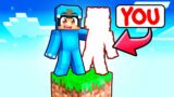 YOU Join Omz’s ONE BLOCK in Minecraft