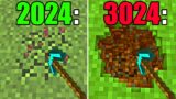 minecraft physics: 2024 vs 3024