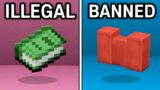 46 Illegal Minecraft Items