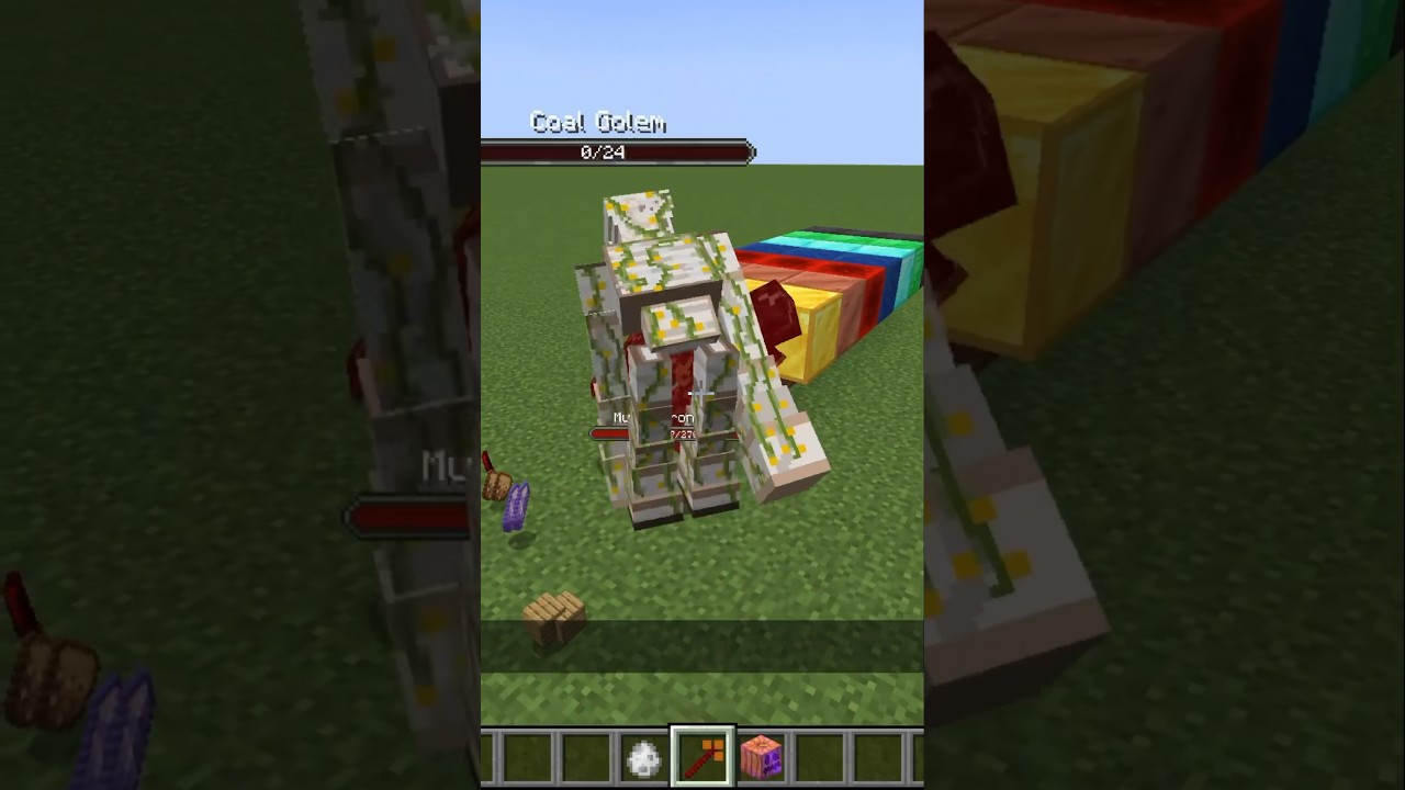 Buffed Iron Golem Vs All Golems Minecraft Mob Battle Minecraft Videos