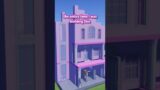Building an EXTREMELY Detailed Barbie Dream House in #minecraft #shorts