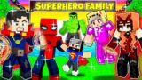 Having a SUPERHERO FAMILY  in Minecraft! (Hindi)