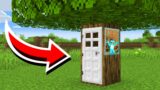 How to Live Inside a Tree in Minecraft