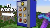 I Built A Working Vending Machine In Minecraft