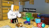 I Survived 100 days with Baby zombie in Minecraft Tagalog