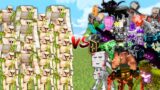 IRON GOLEMS vs OP BOSSES in Minecraft Mob Battle