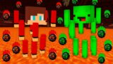 JJ and Mikey BECOME BLAZES in Minecraft ! Why JJ and Mikey IN CURSED NETHER?