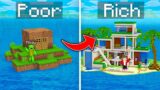 JJ and Mikey Water House From POOR To RICH in Minecraft (Maizen)