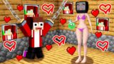 JJ under the SPELL of LOVE TV Woman – Funny Story in Minecraft – Maizen