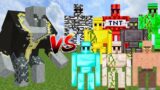 MUTANT ILLAGER vs ALL GOLEMS | Minecraft Mob Battle