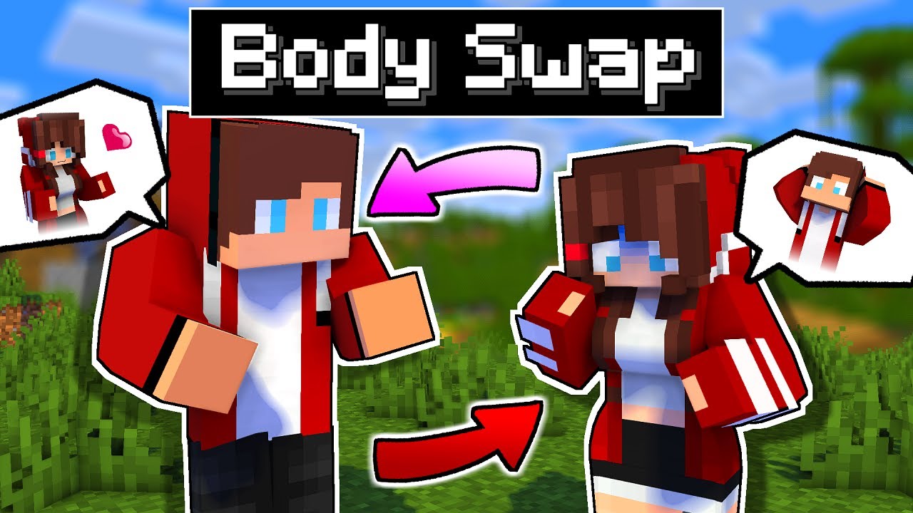 Maizen : Body Swap with JJ's Sister - Minecraft Parody Animation Mikey ...