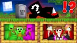 Maizen and Mikey FAMILIES were BURRIED ALIVE in Minecraft! – Parody Story(JJ TV)