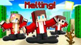 Maizen's FAMILY is MELTING in Minecraft! – Parody Story(JJ and Mikey TV)