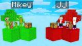 Mikey Family vs JJ Family SKYBLOCK Survival Battle in Minecraft (Maizen)