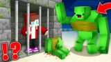 Mikey TURNED into a MUTANT ZOMBIE and LOCKED JJ in PRISON in Minecraft Maizen
