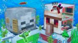 Mikey vs JJ UNDERWATER Mob House Battle in Minecraft! (Maizen)