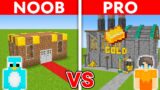 Minecraft NOOB vs PRO: GOLD FACTORY BUILD CHALLENGE