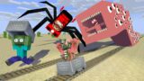 Monster School : TRAIN EATER vs CHOO CHOO CHARLES (ATTACK) – Minecraft Animation