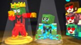 Monster School :  Zombie  x Squid Game Doll Beauty and Ugly – Minecraft Animation