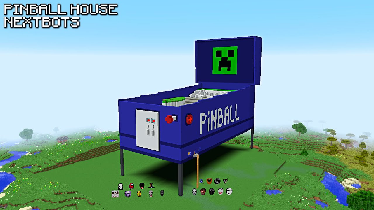 SURVIVAL PINBALL HOUSE WITH 100 NEXTBOTS in Minecraft - Gameplay ...