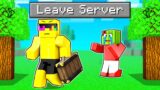 Sunny LEAVES Forever In Minecraft!