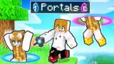 Using PORTALS To Trick My Friends in Minecraft! (Tagalog)